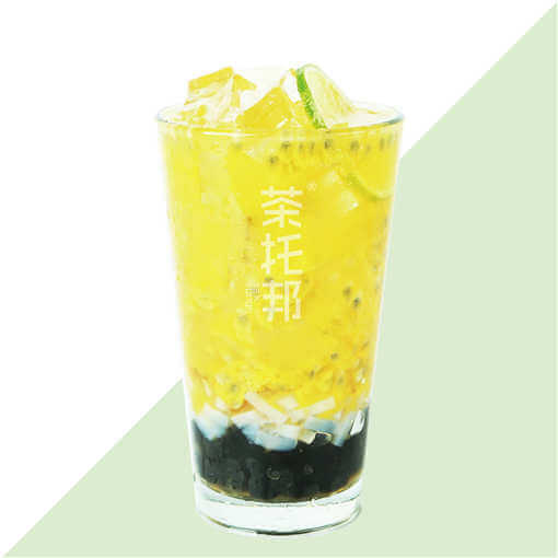 茶托邦百香双响炮