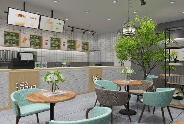 奶茶店装修