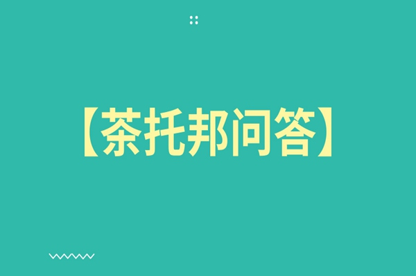 茶托邦问答